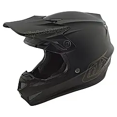 Шолом Дитячий для мотокросу мотошлем Troy Lee Designs Youth SE4 Polyacrylite MIPS Helmet Midnight Black YM (50-51cm)