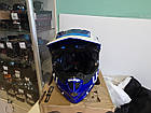 Шолом для мотокросу мотошолом TLD Troy Lee Designs GP Overload Blue/White M (57-58см), фото 4