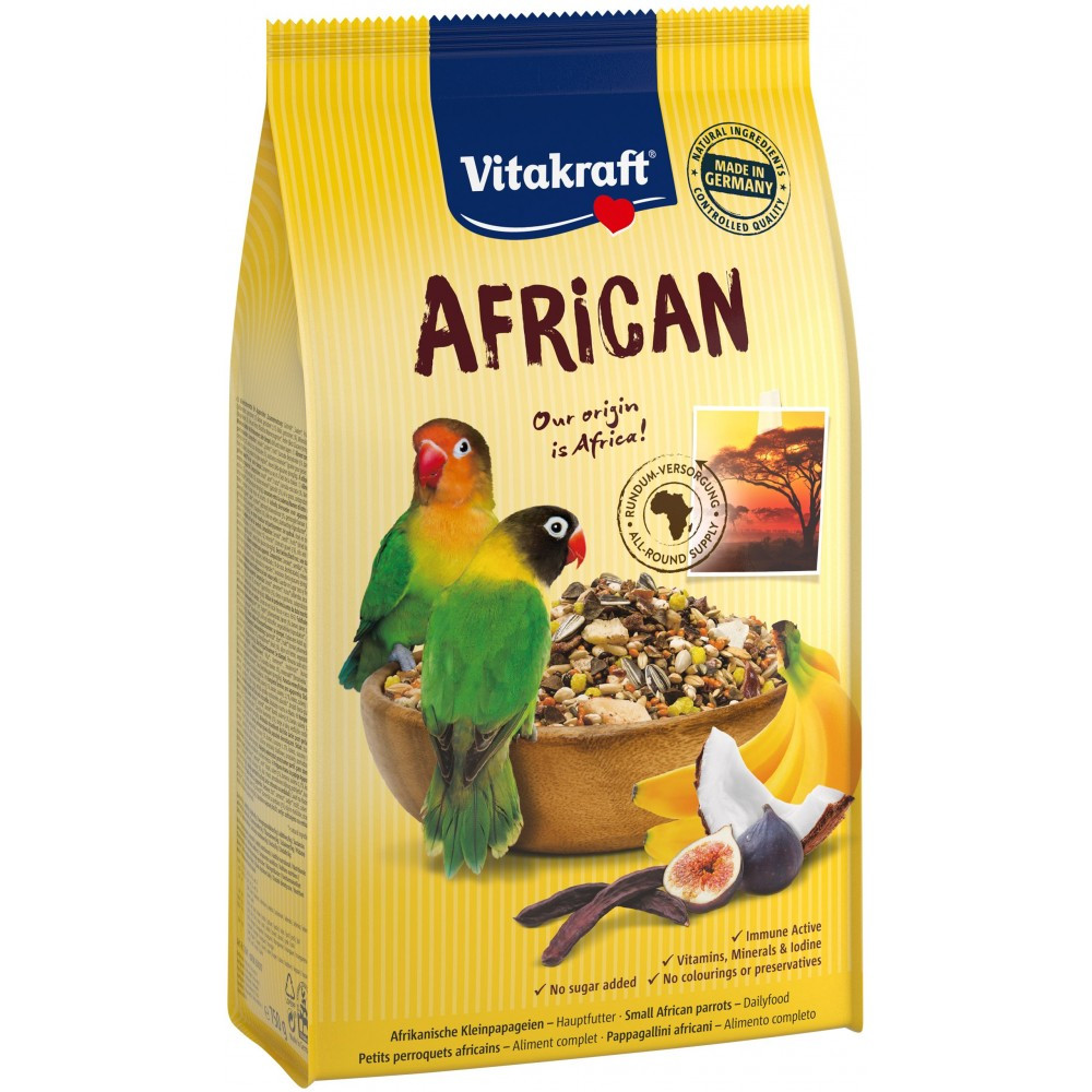 Корм для маленьких африканських папуг "Vitakraft African", 750 г