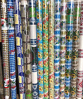 Клейонка "Тонка" без основи 50 м в асортименті