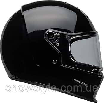 Мотоциклетний шолом Bell Eliminator Gloss Black Medium (57-58cm), фото 1