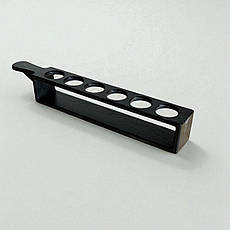 Підставка для чарок шотів "Байків" в кольорі венге d=40мм х6 отворів, 440 х 60 х 70h мм