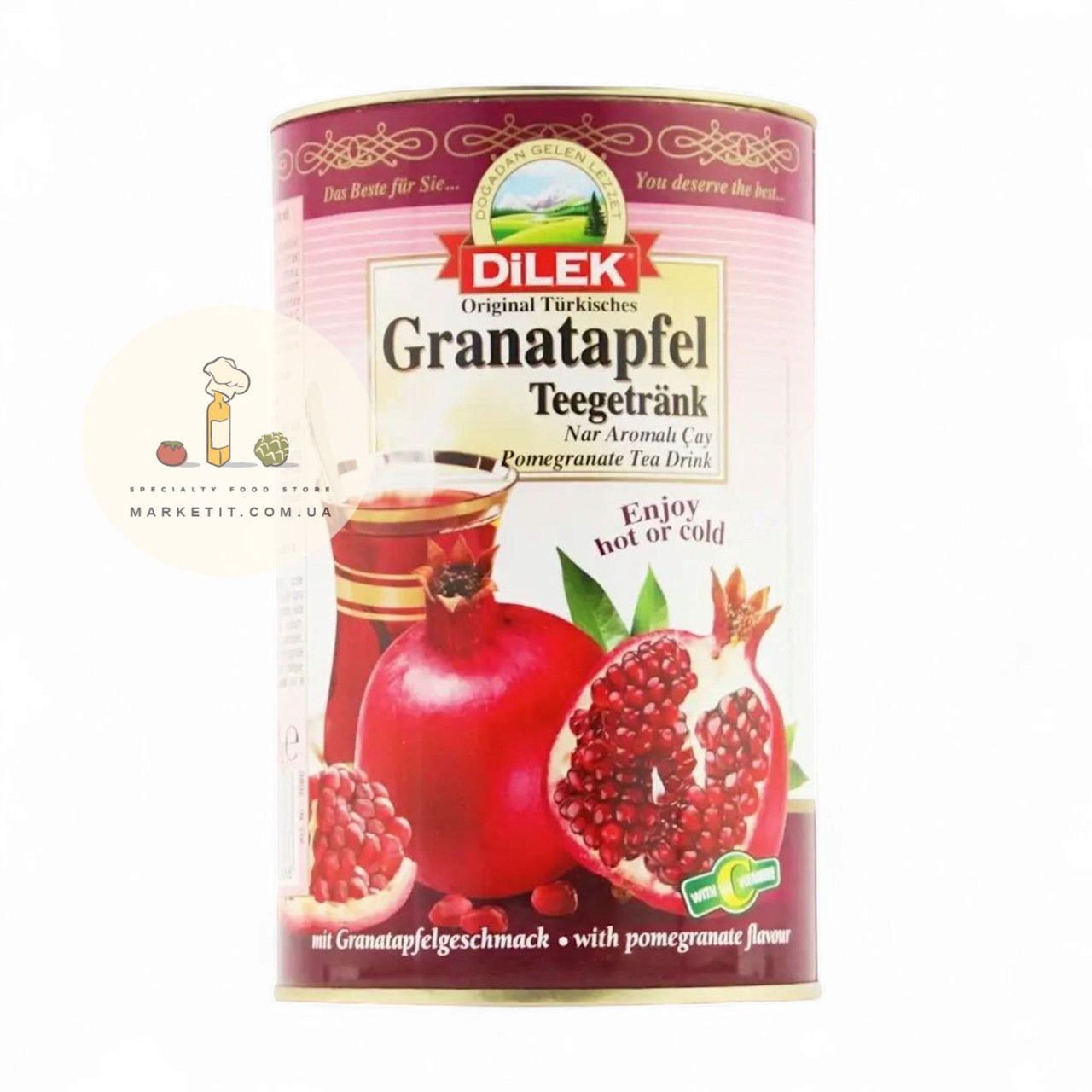 Чай розчинний Dilek Granatapfel Teegetrank, гранатова Туреччина 350 г., фото 1