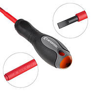 Викрутка шліцева ізольована 0.8*4 мм, 100 мм, 1000 В INTERTOOL VT-3205, фото 2