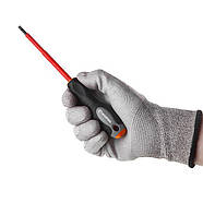 Викрутка шліцева ізольована 0.8*4 мм, 100 мм, 1000 В INTERTOOL VT-3205, фото 4