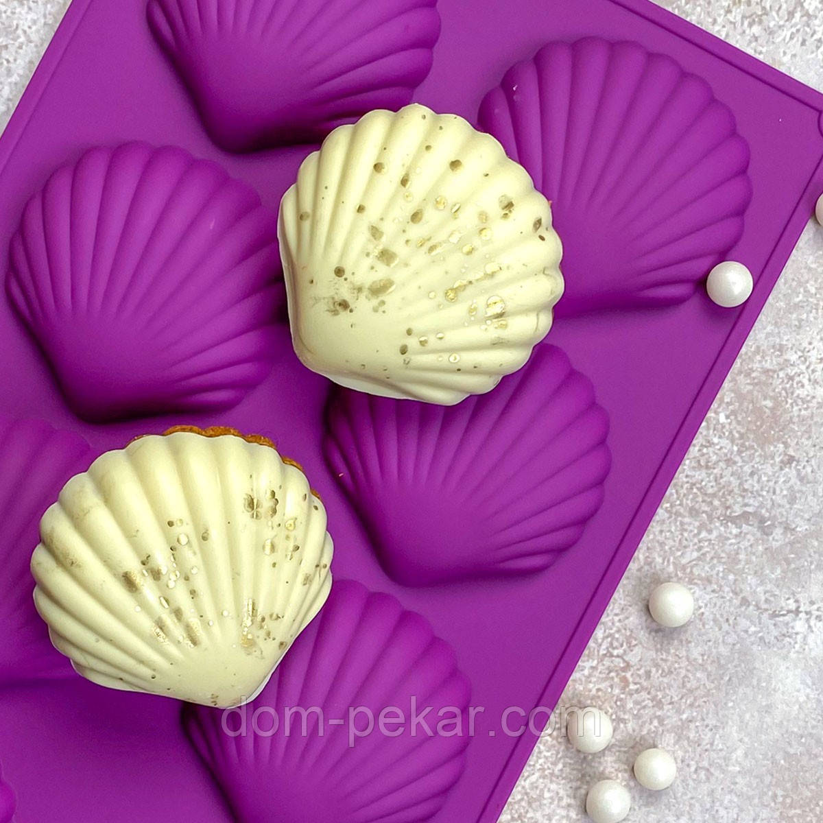 Планшет силіконовий Мушлі 8 шт