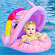 Дитячий круг для плавання Єдиноріг, надувний, з регульованою парасолькою, 65см - фото 6 - id-p2675799189