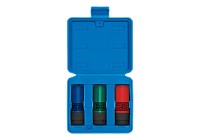 Набір головок 1/2" для дисків (17, 19, 21 мм) в пластиковому кейсі