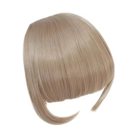 Накладна челка на заколках штучна світлло руса (CH-16), фото 1