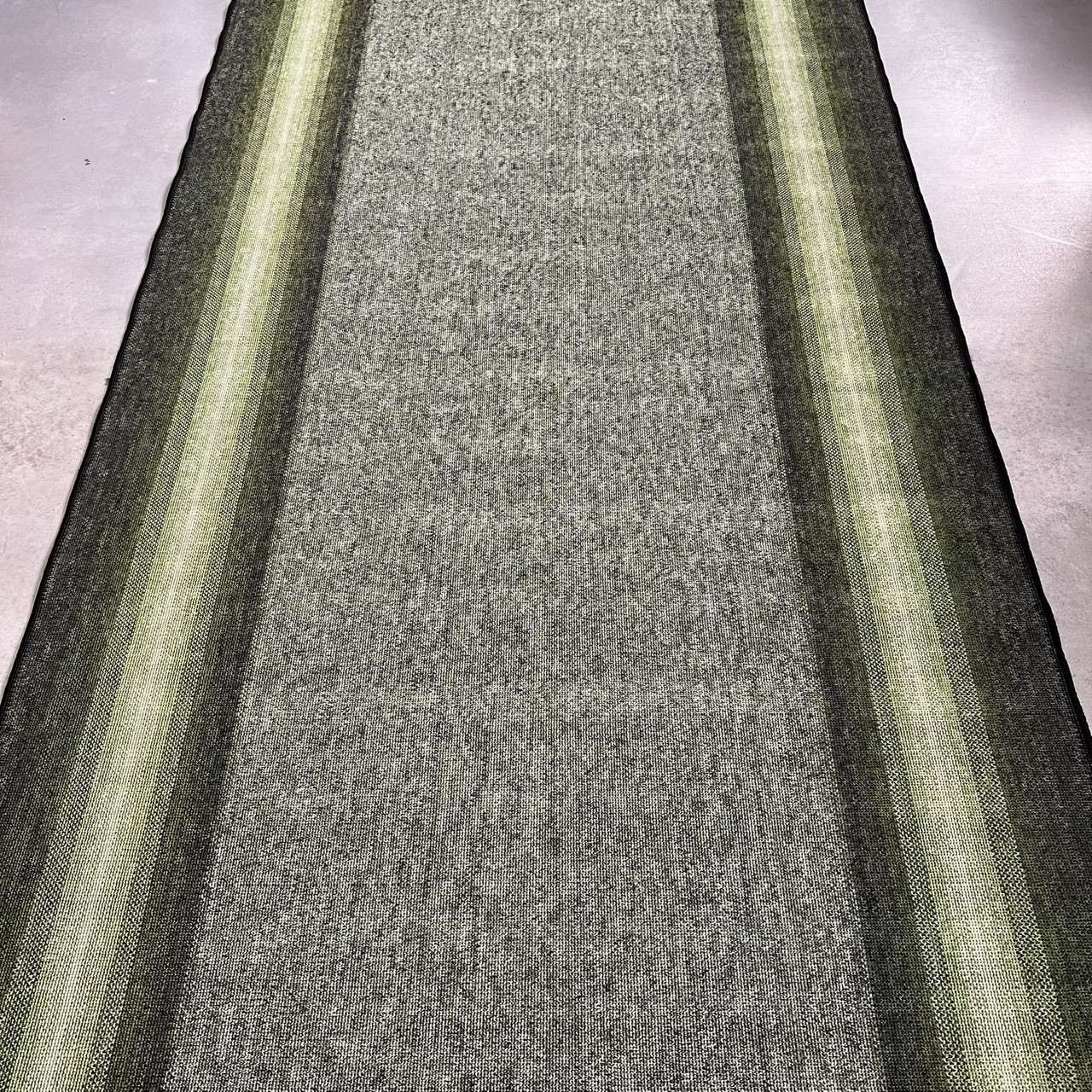 1.70м Килимова доріжка безворсова Дарничанка на прошитій основі зелена