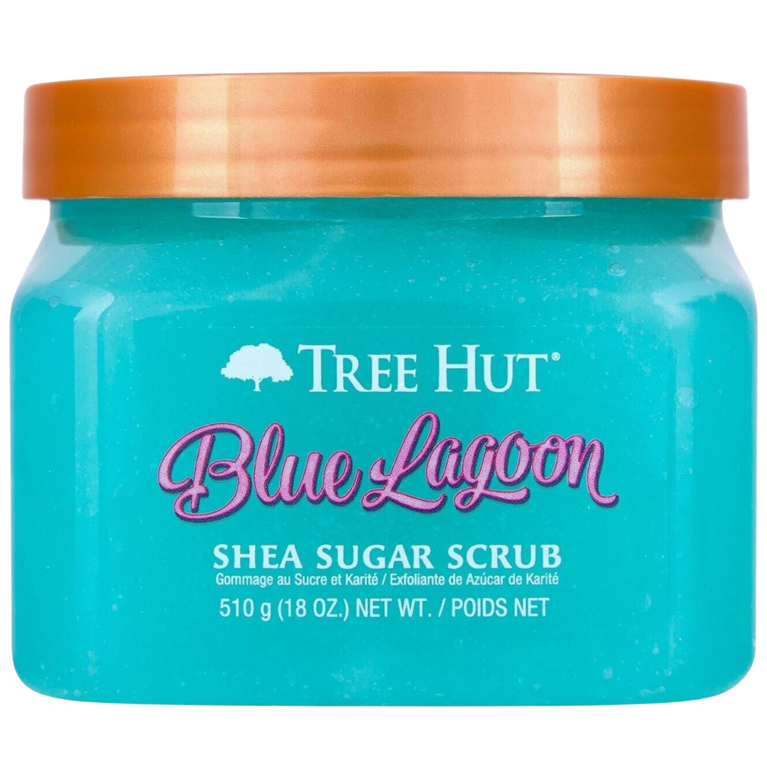 Цукровий скраб для тіла з маслом Ши та морськими мінералами Tree Hut Shea Sugar Scrub Blue Lagoon 510 г, фото 1