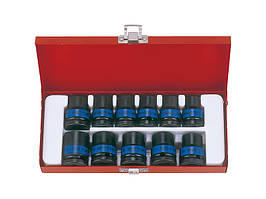 Комплект ударних головок 1/2" (11 шт.) 10-21 мм