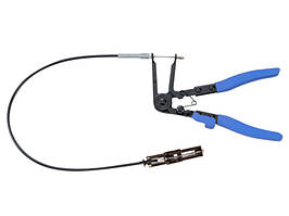 Кліщі для хомутів з гнучким подовжувачем можна назвати "Гнучкі кліщі для хомутів".