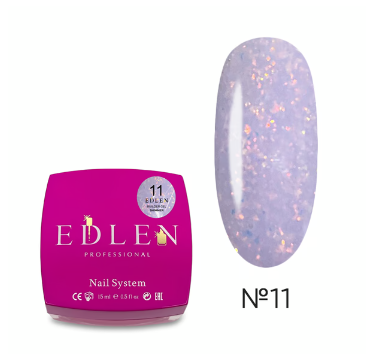 EDLEN Builder Shimmer Gel 30ml №11, фото 1