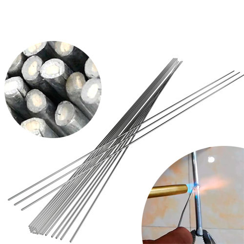 Припій для алюмінію 2 мм 50 см 50 шт. з флюсом (001240), фото 1