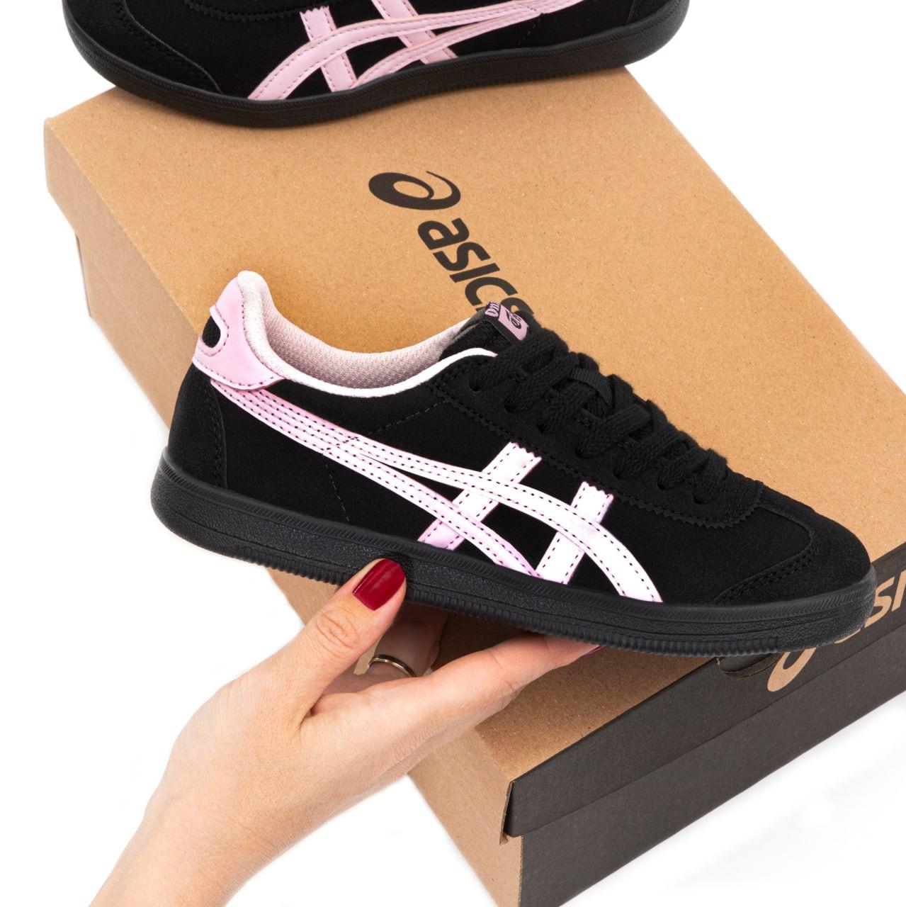 Жіночі чорні Кросівки Asics Onitsuka Tiger Tokuten, фото 1