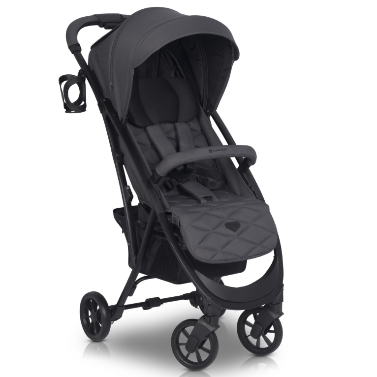 Коляска прогулянкова Euro-Cart Volt black edition Iron графіт