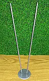 Настільний металевий флагшток на 2 прапори, фото 2