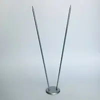 Настільний металевий флагшток на 2 прапори