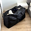 Нейлонова сумка ORGANIZE для перевезення та зберігання речей L 90x50x30 (чорний), фото 7