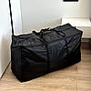 Нейлонова сумка ORGANIZE для перевезення та зберігання речей L 90x50x30 (чорний), фото 5