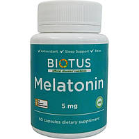 Мелатонін Melatonin Biotus 5 мг 60 капсул