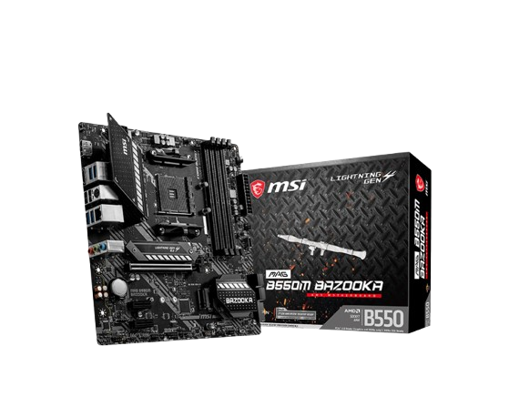 Материнська плата MSI B550M MAG Bazooka Socket AM4 (MAG B550M BAZOOKA) Б/В