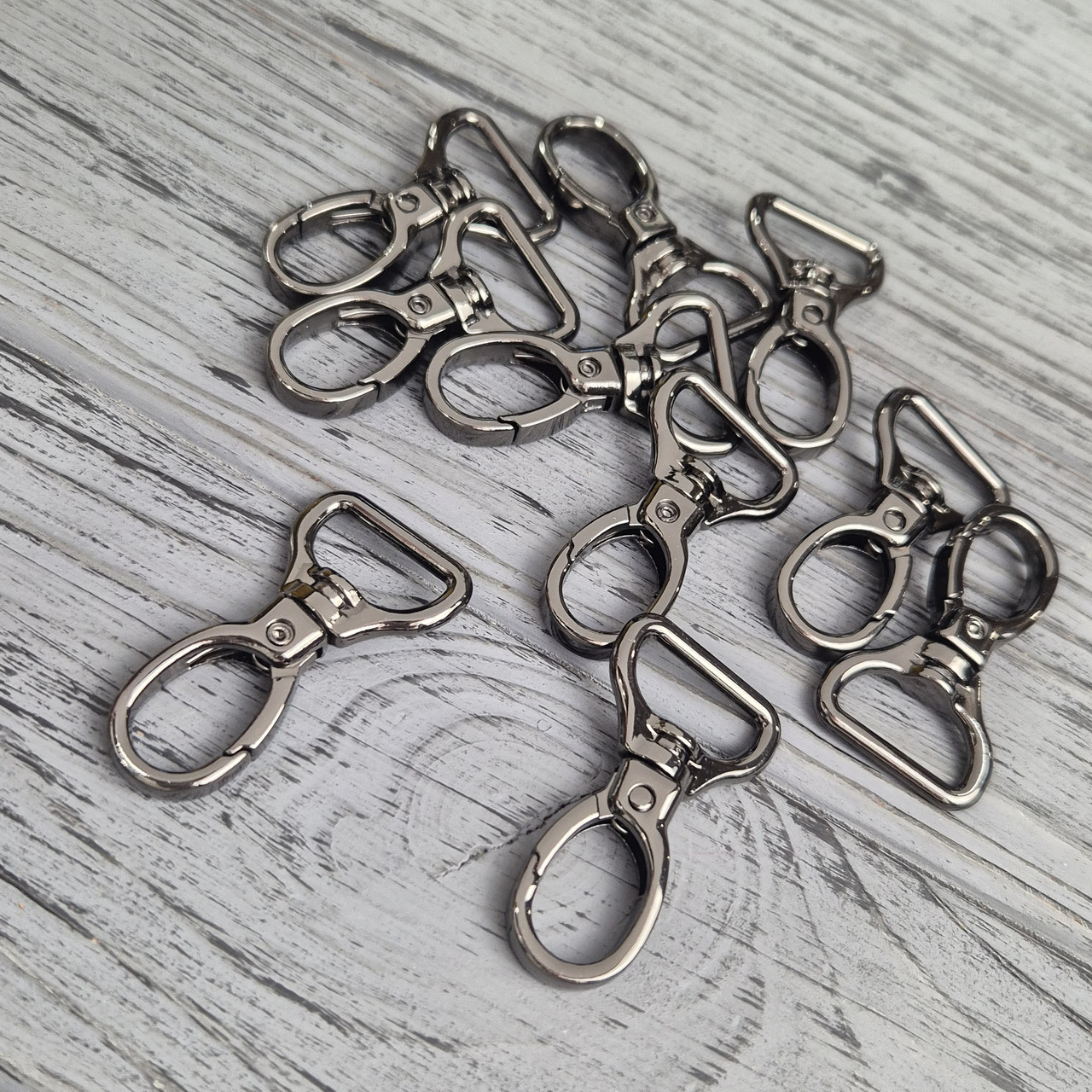 Карабін для сумки 20 мм Париж (Темний Нікель), фото 1