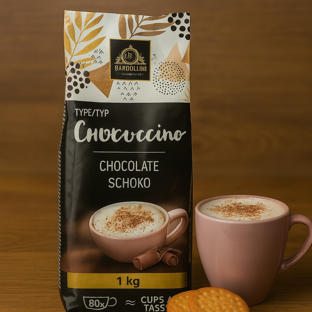 Капучіно шоколадне Bardollini Cappuchino Chocolate Schoko 1кг. Італія, фото 1