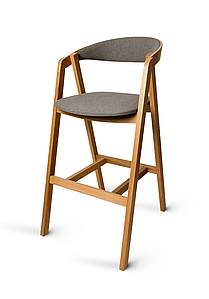Стілець барний Guru Bar Soft бук натуральний TM Pavlyk