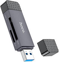 Картрідер USB/Type-C 3.0 SD/microSD Hoco HB45, фото 4