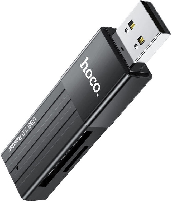 Картрідер USB2.0 SD/microSD Hoco HB20