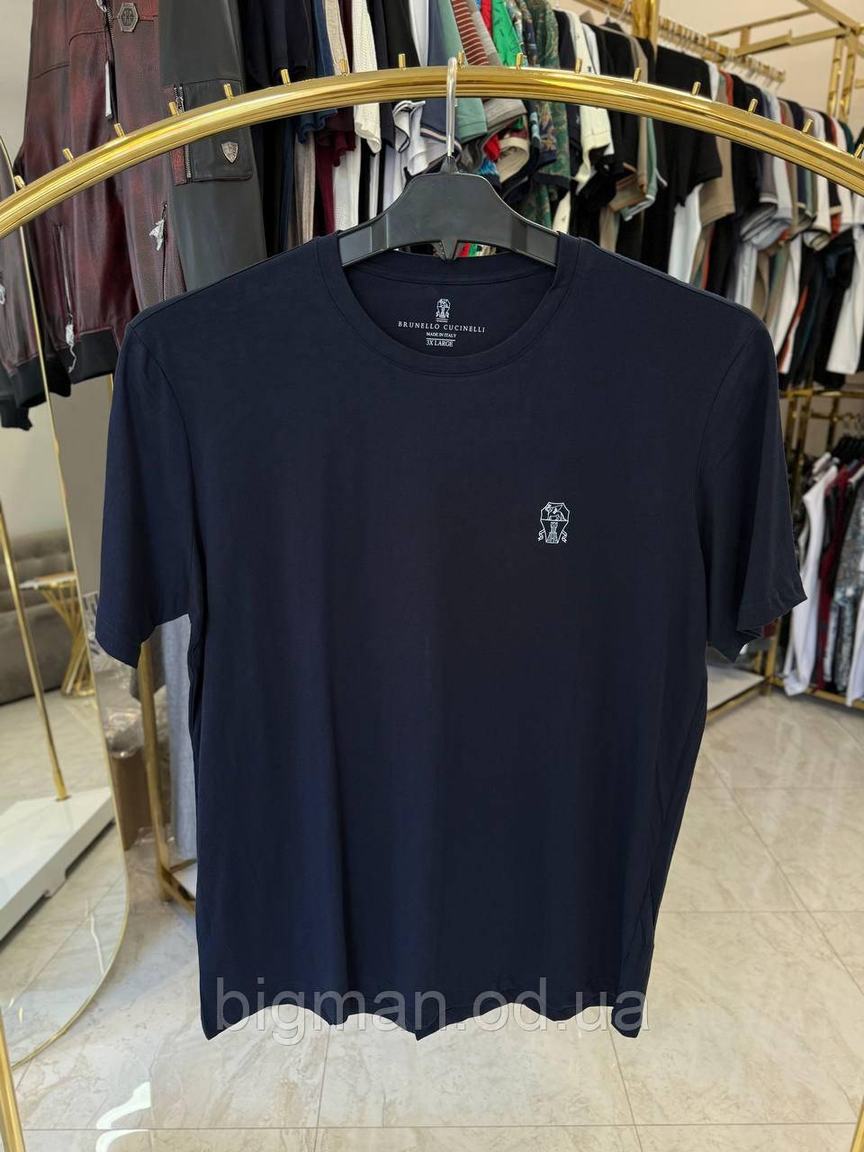 Чоловіча футболка BRUNE 2005 Туреччина (батал) 3-7XL т-синя