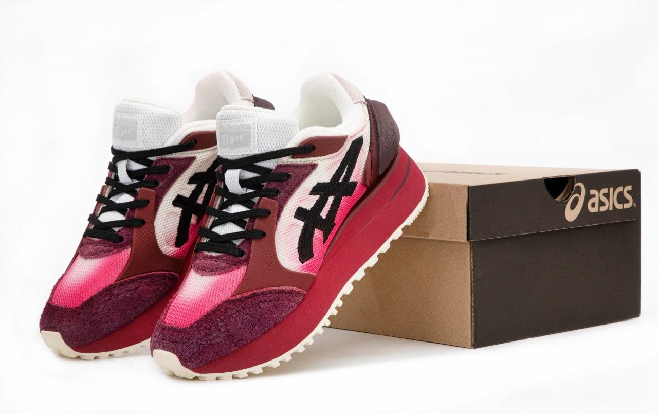 Жіночі рожеві Кросівки Asics Onitsuka Tiger ”Red”, фото 1