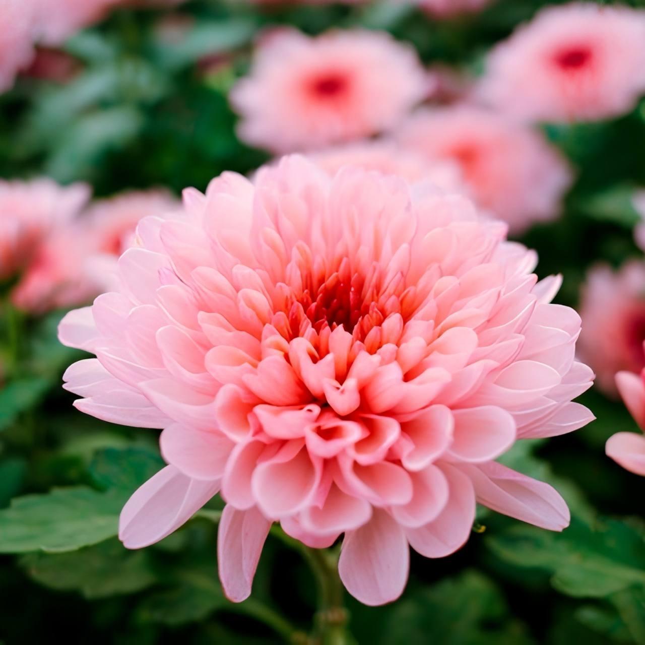 Саджанці Хризантеми мультифлора Бранбіч Корал (Chrysanthеmum Branbeach Coral) Р9 (4), фото 1