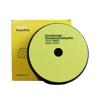 Напівтвердий полірувальний круг Koch Chemie Fine Cut Foam Ø126 мм