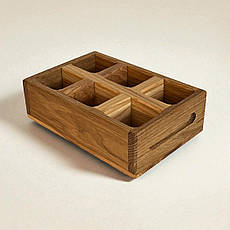 Підставка для чарок шотів "Файне місто" для 6 стопок Ясень 168 х 113 х 54h мм