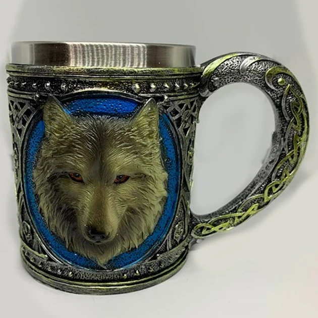 Кофейна кружка Вовк, фото 1