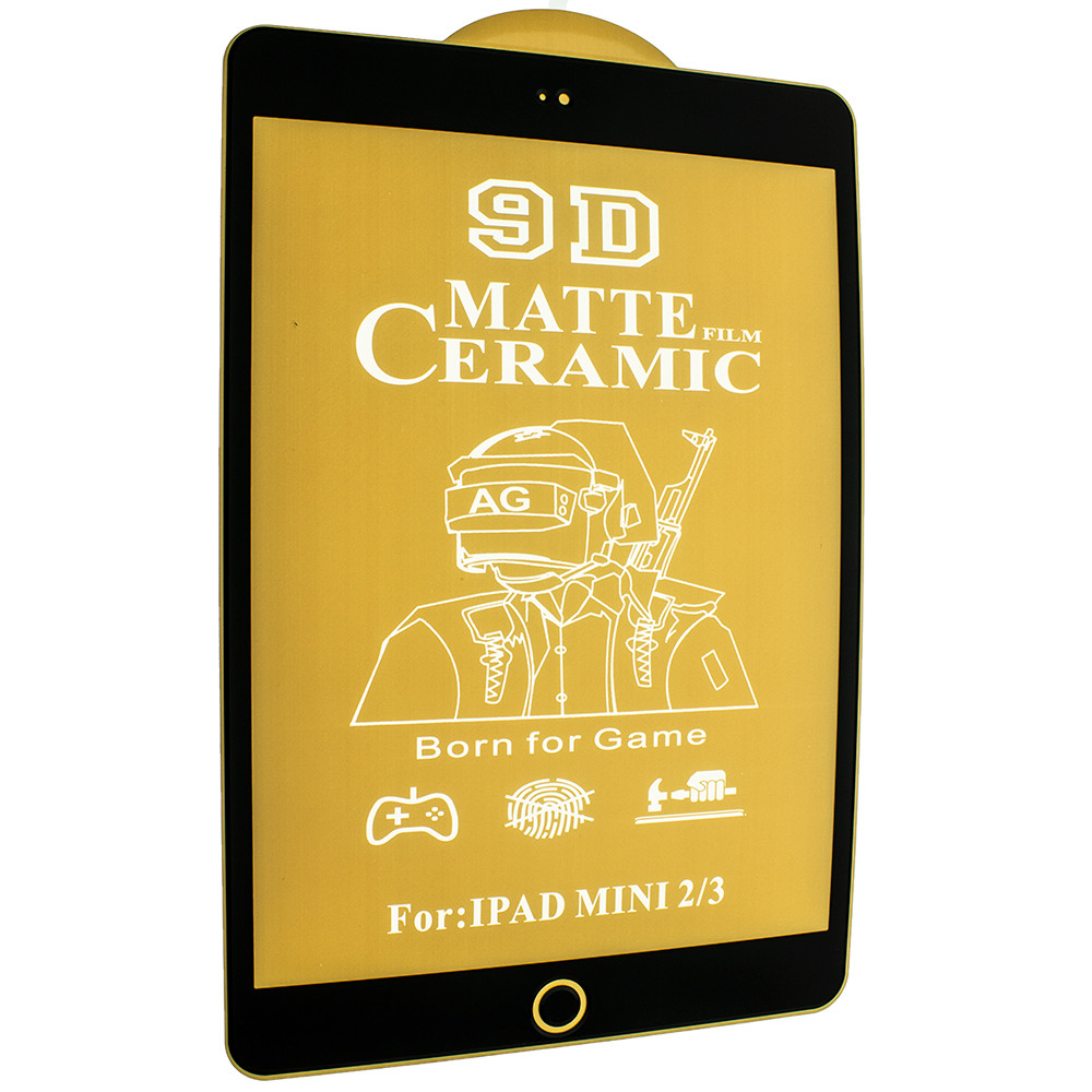 CERAMICS FILM 9D МАТОВЕ APPLE IPAD MINI 1 | 2 | 3 7,9" (2012-2014) ЧОРНИЙ