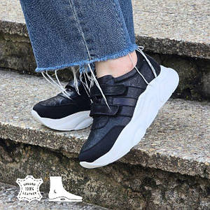 Дитячі ортопедичні підліткові кросівки на липучках з супінатором і фіксуючим задником 40 р