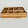 Підставка для 12 чарок стопок шотів "Файне" для 12 стопок Ясень 230х170х55h мм 1307j-SCL, фото 9