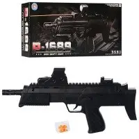 Іграшка Автомат із кульками, лазер, гвинтівка, автомат, пістолет, у коробці (P 1689 A)