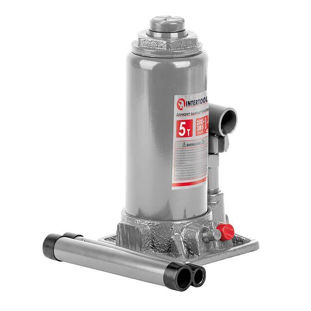 Домкрат "стовпчик" одноштоковый INTERTOOL GT0023, фото 1