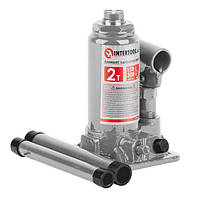 Домкрат "стовпчик" одноштоковий 2 т, 158-308 мм, кейс INTERTOOL GT0051