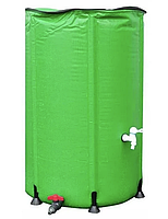 Бочка резервуар для дощової води водозбірник 250 л Зелена, фото 5