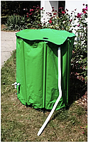 Бочка резервуар для дощової води водозбірник 250 л Зелена, фото 8