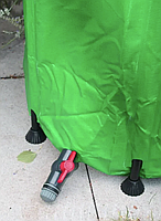 Бочка резервуар для дощової води водозбірник 250 л Зелена, фото 9