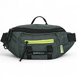 Сумка на пояс або в руку бананка сірого кольору (20263138), фото 2