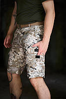 Чоловічі камуфляж армійські шорти тактичні зсу мультикам статутні літні мілітарі для операцій