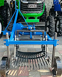Картоплекопалка для мінітрактора однорядна вібраційна КК21, фото 3